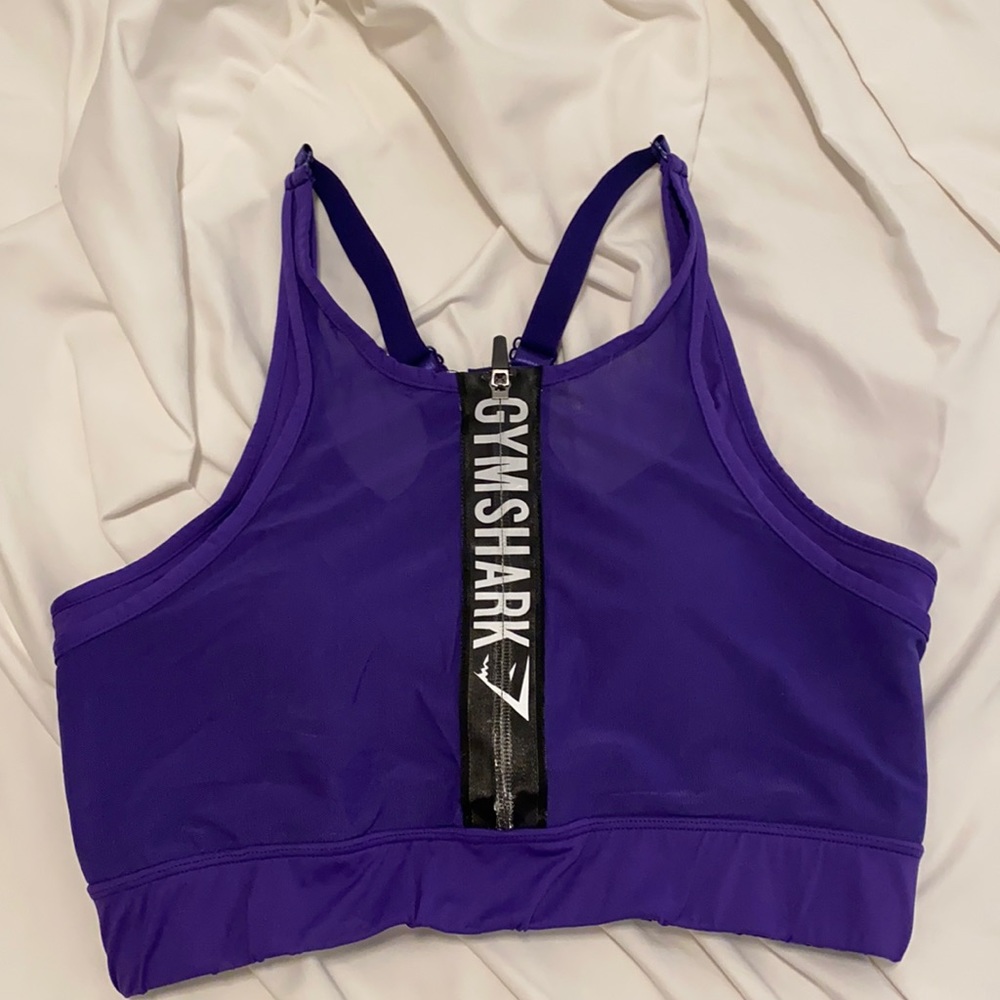 Gymshark high intensity zip front sports bra
